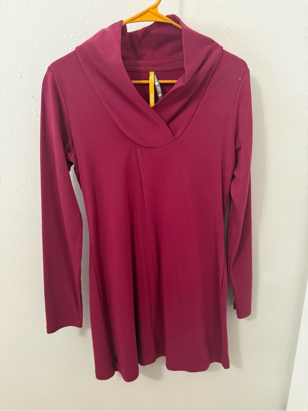 Lole Midi Dress Tunic in Deep Raspberry